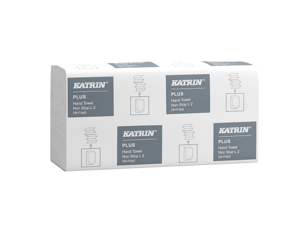Håndklædeark Katrin Plus 100484 L 2 W-fold 2-lags 1995 ark