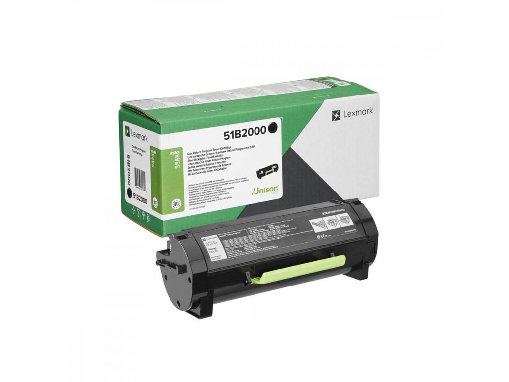 Lexmark toner MS317/MX317 sort, 2500 sider