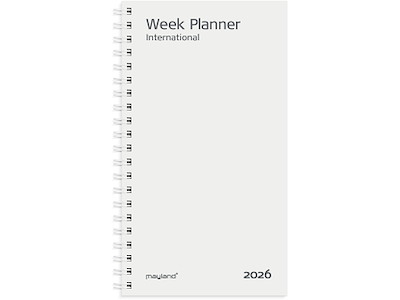 Week Planner International tværformat REFILL 2026