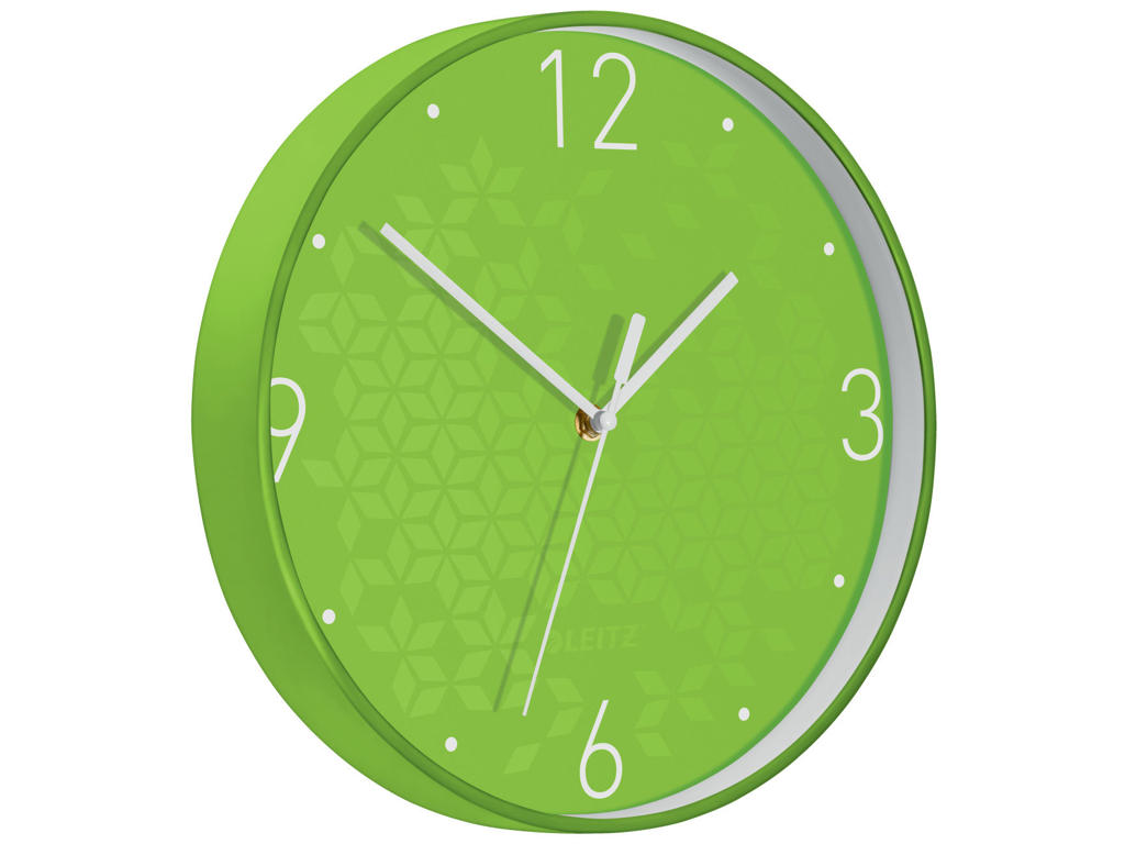 Vægur Leitz WOW Ø29cm grøn