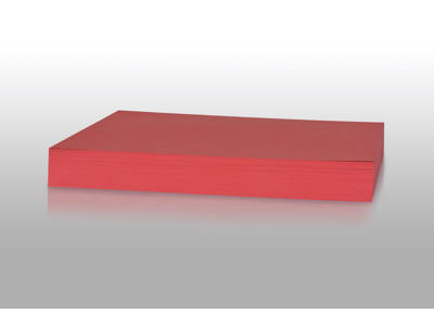 Karton A4 180 gr julerød 100 ark