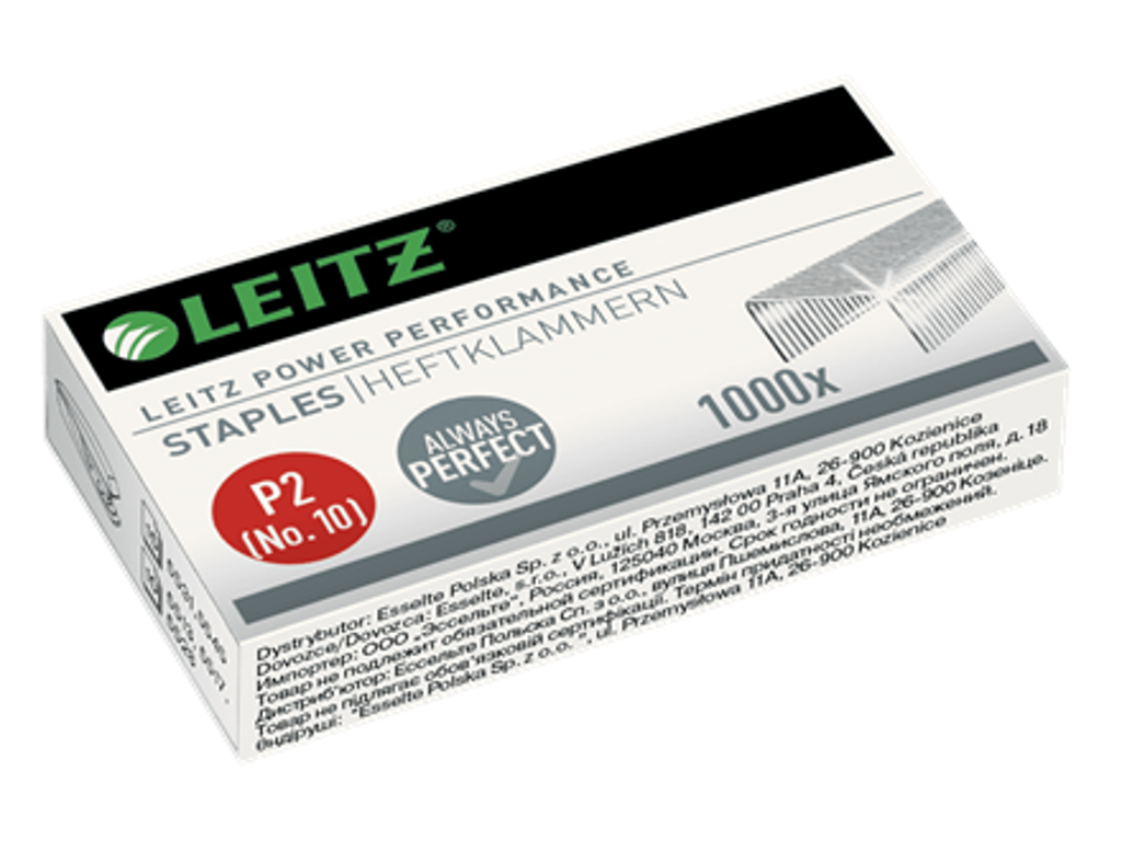 Hæfteklamme 10 P2 Leitz 1000 stk.