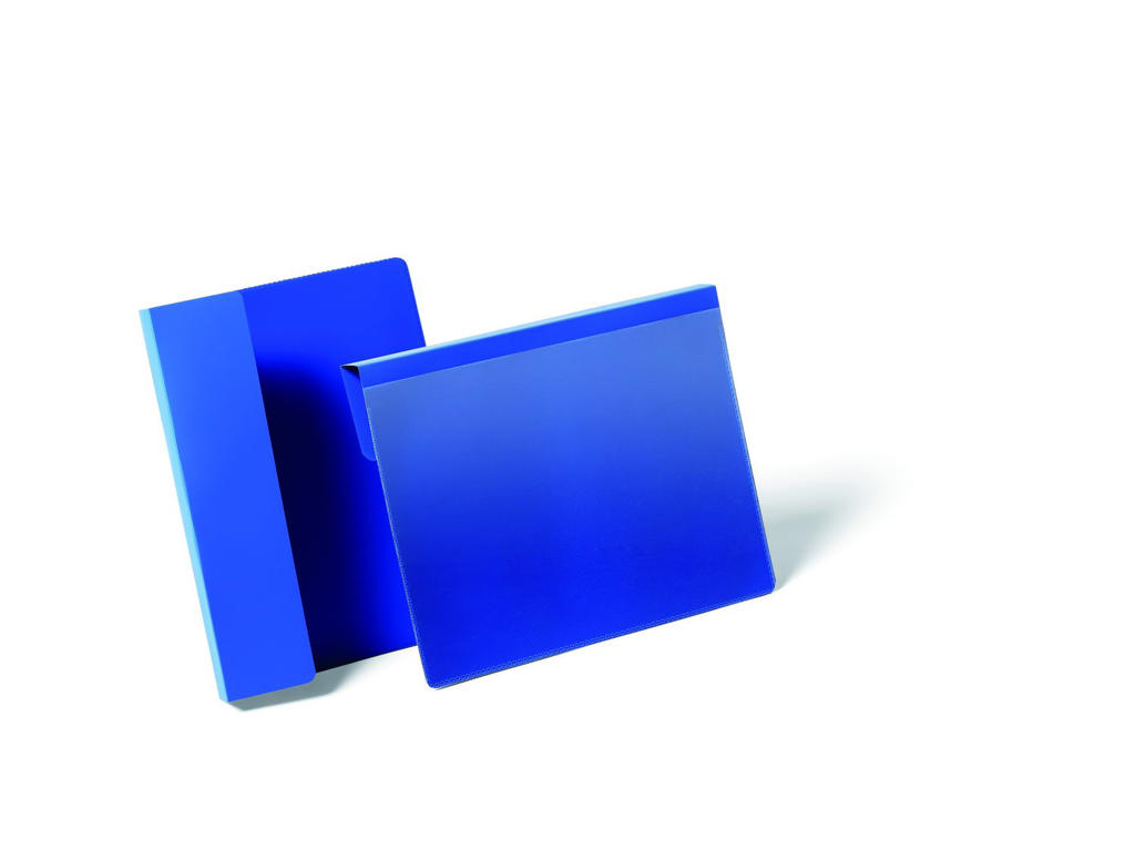 Plastlomme til palleramme A5 liggende blå