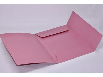Mappe Folio 125/3 801256 m/3 klapper rosa
