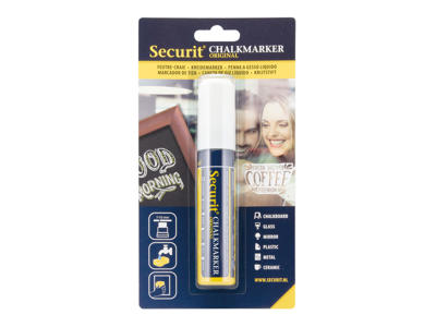 Chalkmarker Securit | hvid | 7-15mm