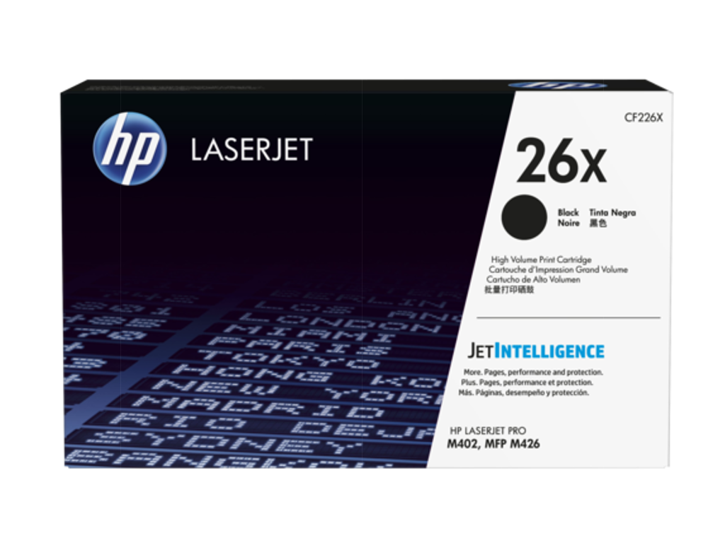 HP 26X toner CF226XD 2x sort, 18000 sider