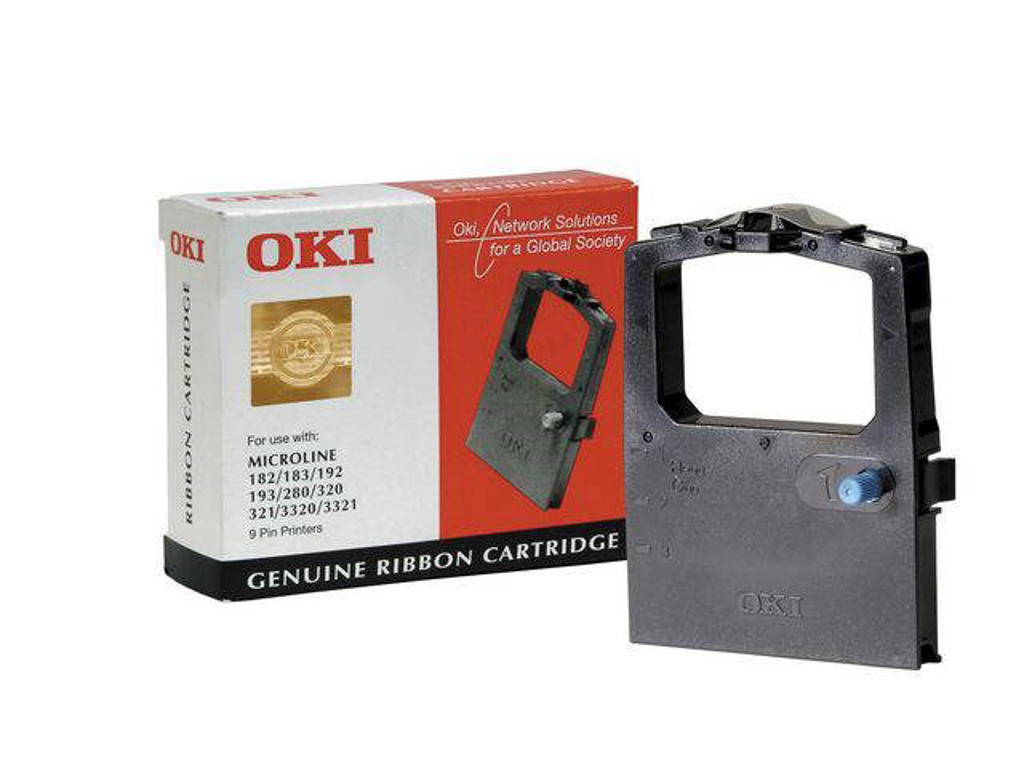 Farvebånd OKI ML182/183/192/193 sort