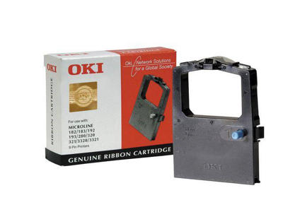 Farvebånd OKI ML182/183/192/193 sort