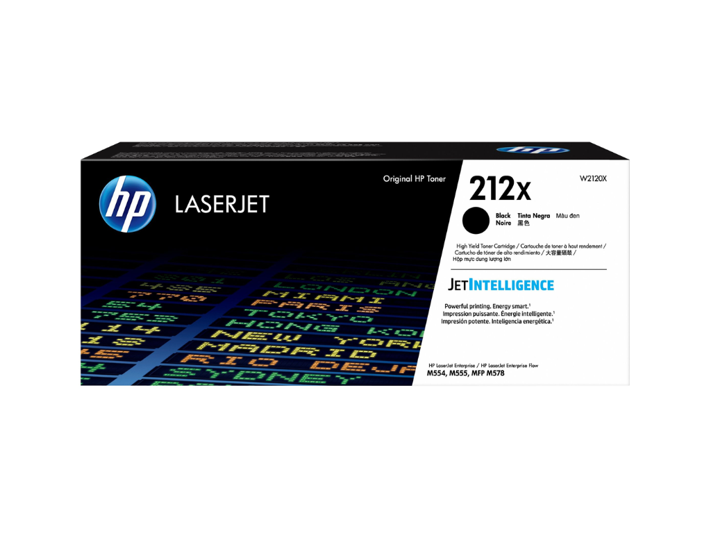 HP 212X toner W2120X sort, 13.000 sider