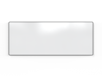 Lintex Whiteboard Edge, sort kantliste 2995 x 1195 mm