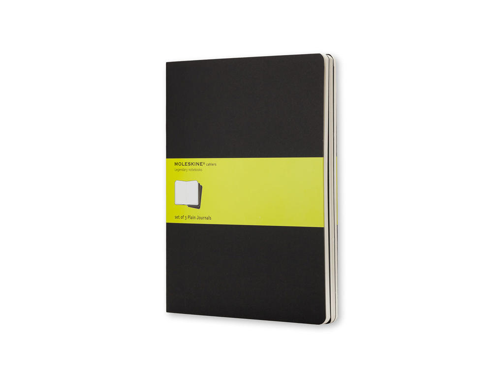 Notesbog Moleskine | Cahier Journal | Blank | XL | 3 stk.