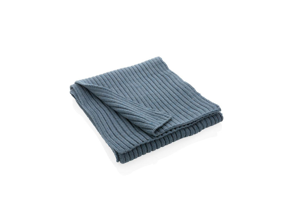 Impact Aware&trade; Polylana® Strikket Tørklæde 180x25cm, blå