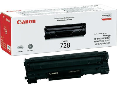 Canon toner CRG 728 sort, 2100 sider