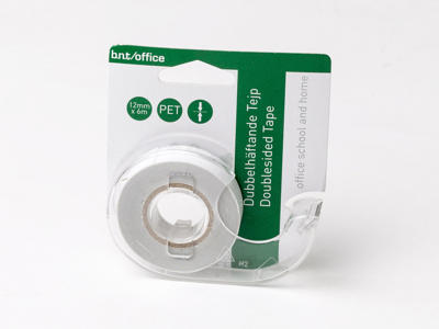 Tape dobbeltklæbende 12mm x 6 meter