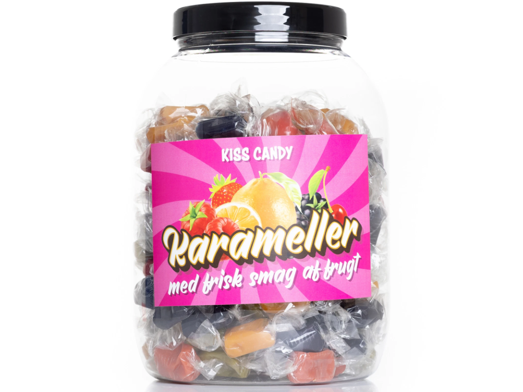 Karameller blandet frugtsmag1200 gram