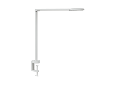 Bordlampe Luxo | Motus Flat med bordklemme | hvid