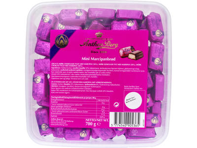 Marcipanbrød Mini Anthon Berg - 700 g.