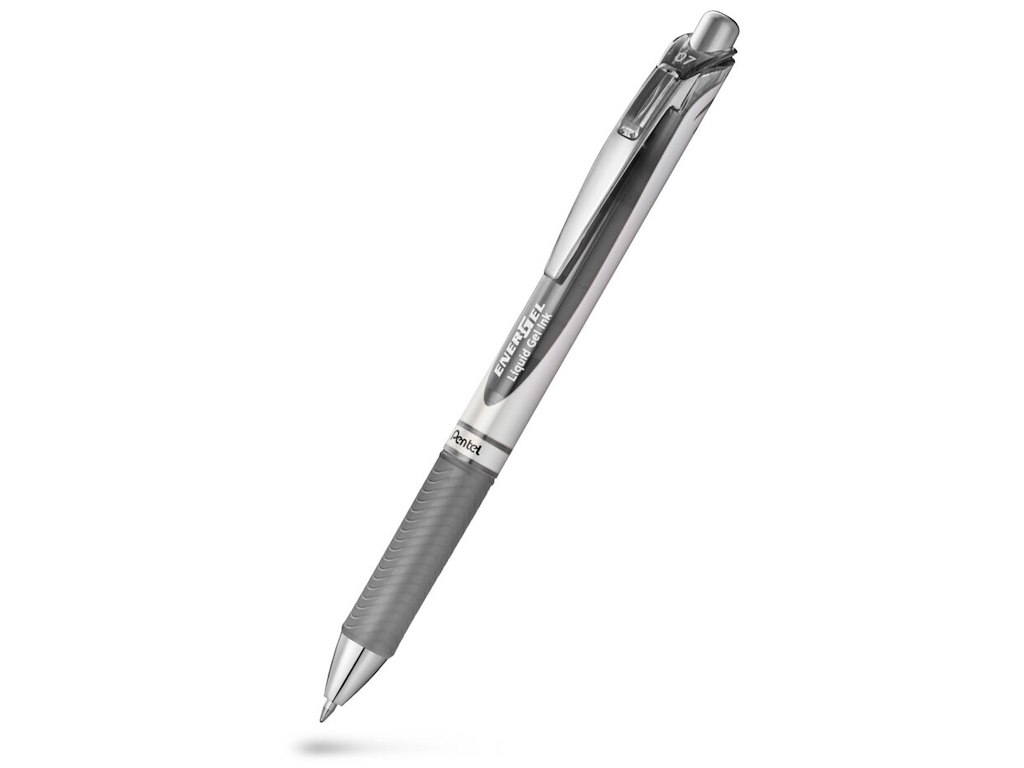 Rollerpen Pentel EnerGel BL77 grå  0,7 mm