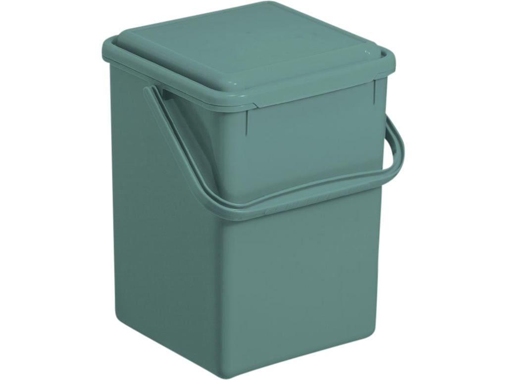 Affaldsspand bio 9 liter grøn m/lufttæt låg