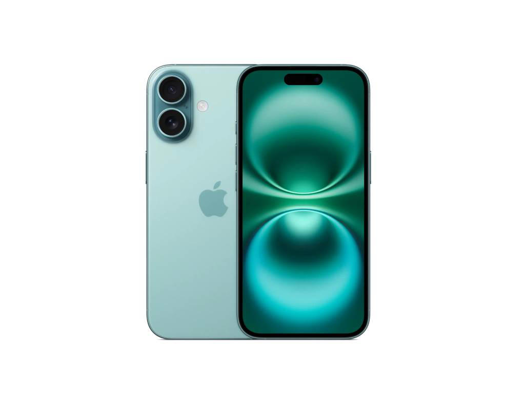 Apple iPhone 16 512 GB 6,1" Grønblå titanium (omvendt betalingspligt)