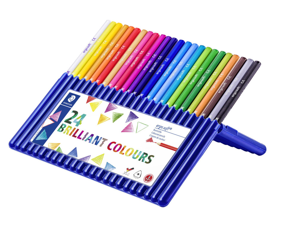 Farveblyant Ergosoft 157-SB24 24 ass. farver