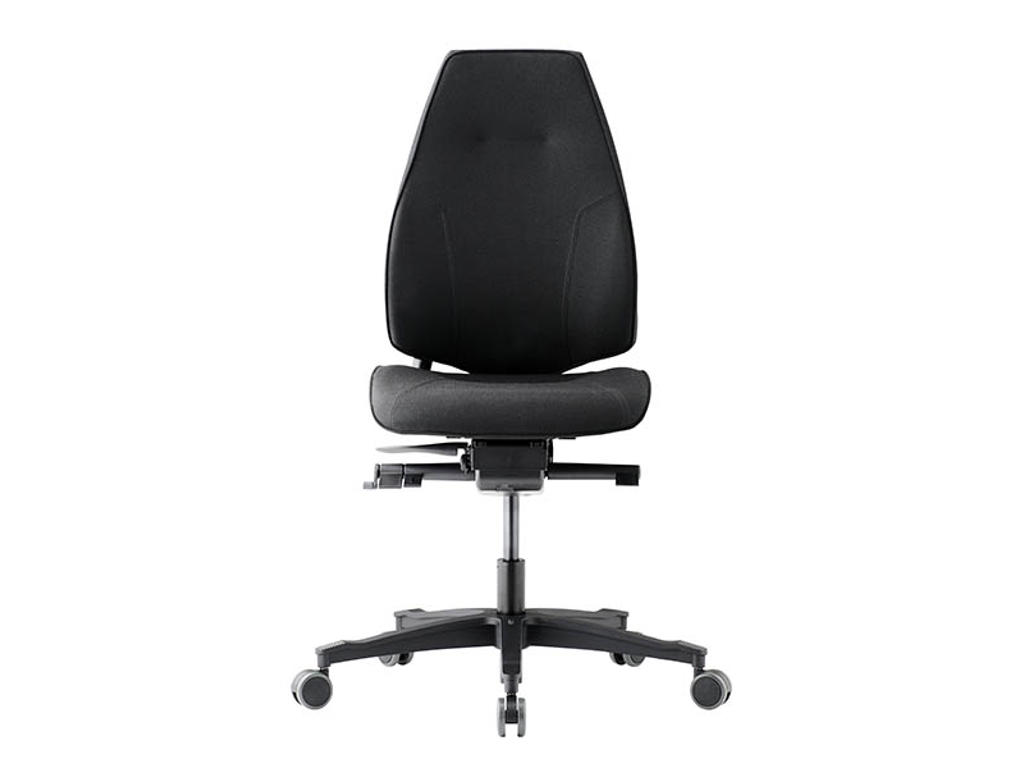 Kontorstol uden armlæn | Lanab 6340+| Sort