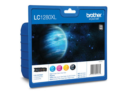 Brother blæk LC1280XL CMYK