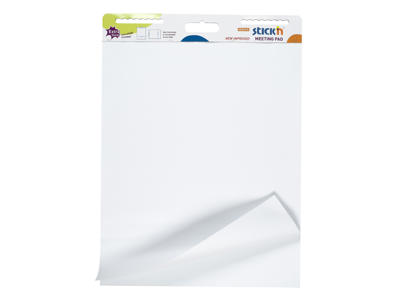 Flipoverpapir Stick'n selvklæbende blank 72x62 cm. 30 ark