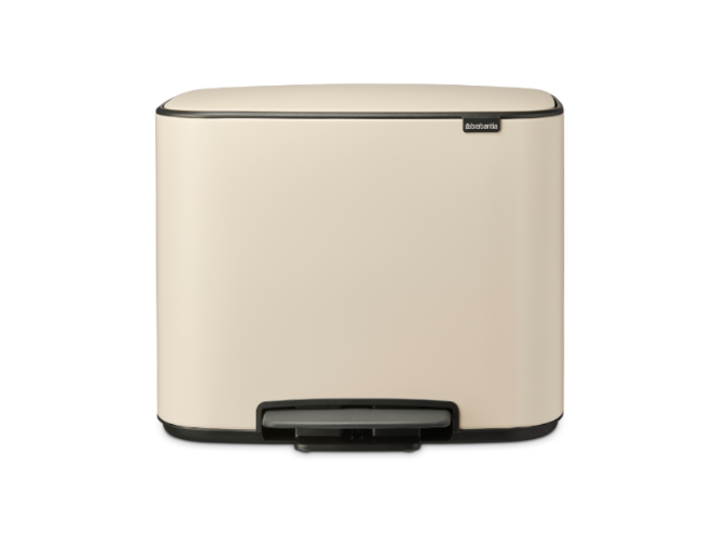 Brabantia Pedalspand Bo | 3 x 11 liter | Beige