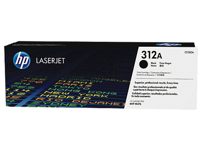 HP 312A toner CF380A sort, 2400 sider