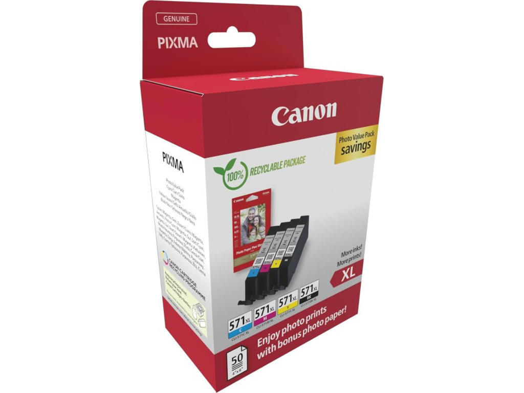 Canon blæk CLI-571XL CMYK