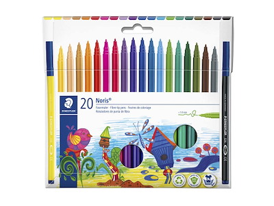 Tusser Noris Club 1,0 mm, 20 ass. farver