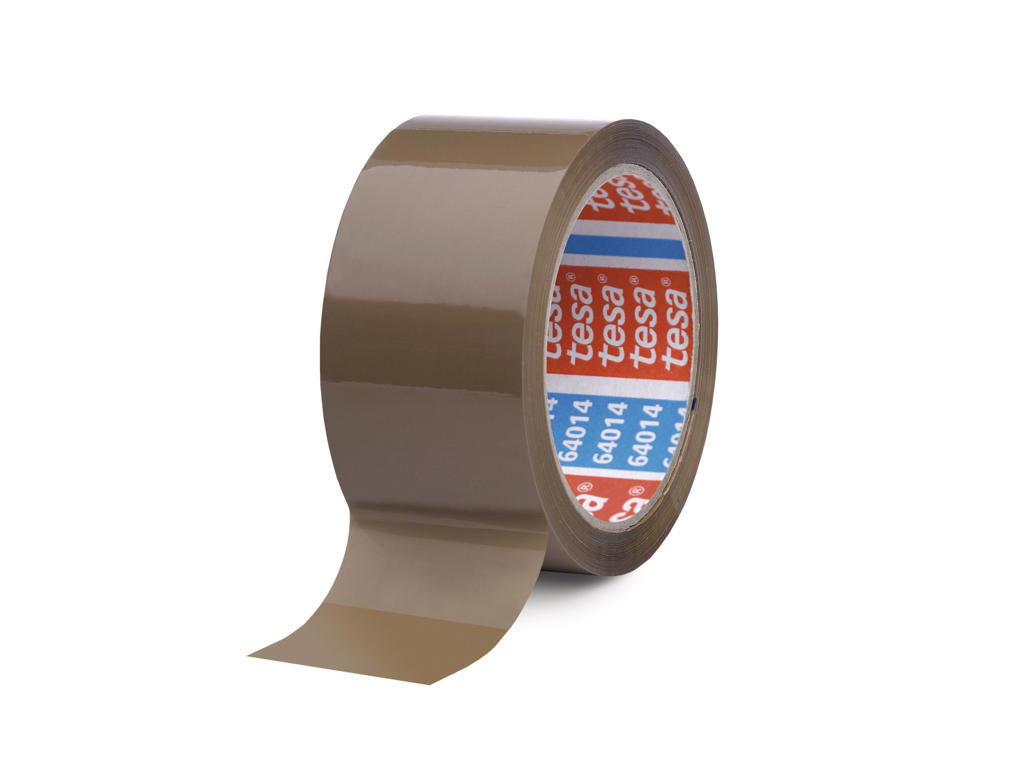 Pakketape PP Tesa acryl 64014 48 mm x 66 meter brun