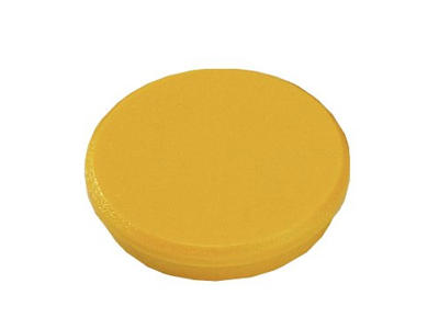 Magneter Dahle Ø38 mm gul 10 stk.