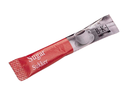 Sukker sticks BKI 3 gr 1000 stk