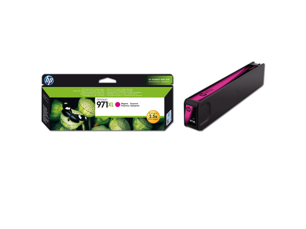 HP 971XL blæk magenta, 6600 sider