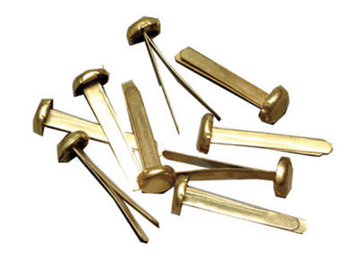 Paperbinders 25 mm guldfarvet 100 stk.