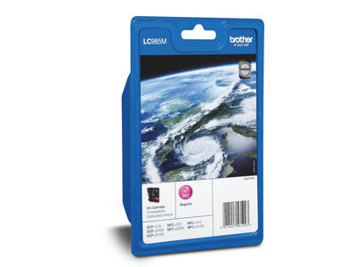 Brother blæk LC985M magenta, 260 sider