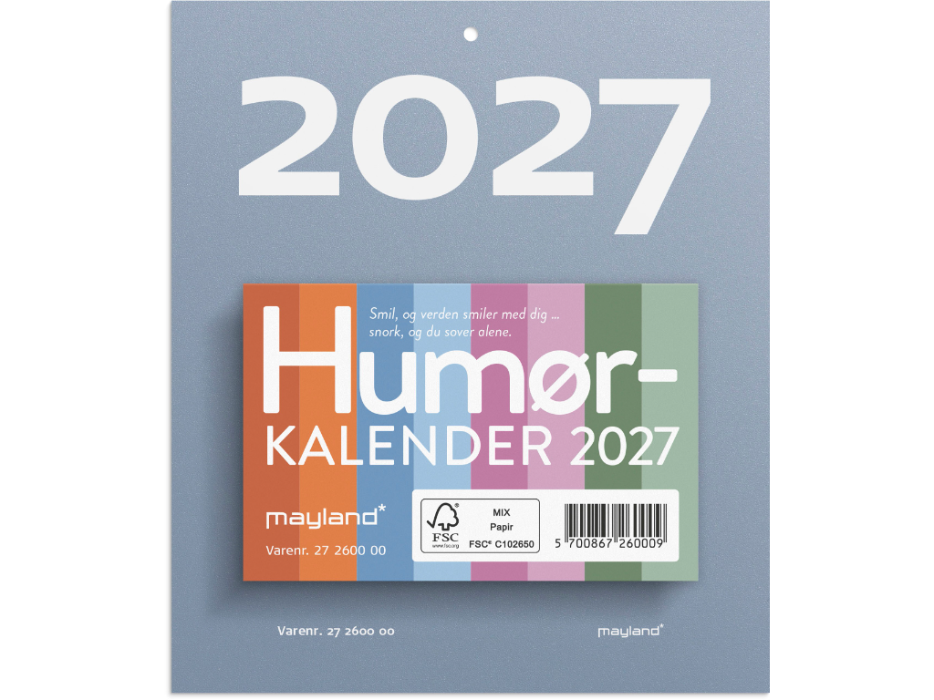 Afrivningskalender Humør 2027