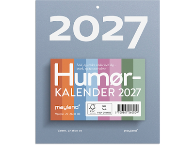 Afrivningskalender Humør 2027