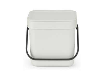 Brabantia affaldsspand med låg | 3 liter | Hvid