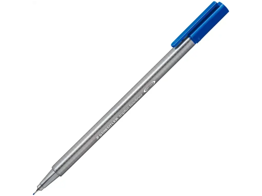 Fineliner Staedtler triplus 334 blå