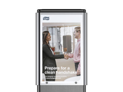 Topskilt til stander Tork Hygiejne