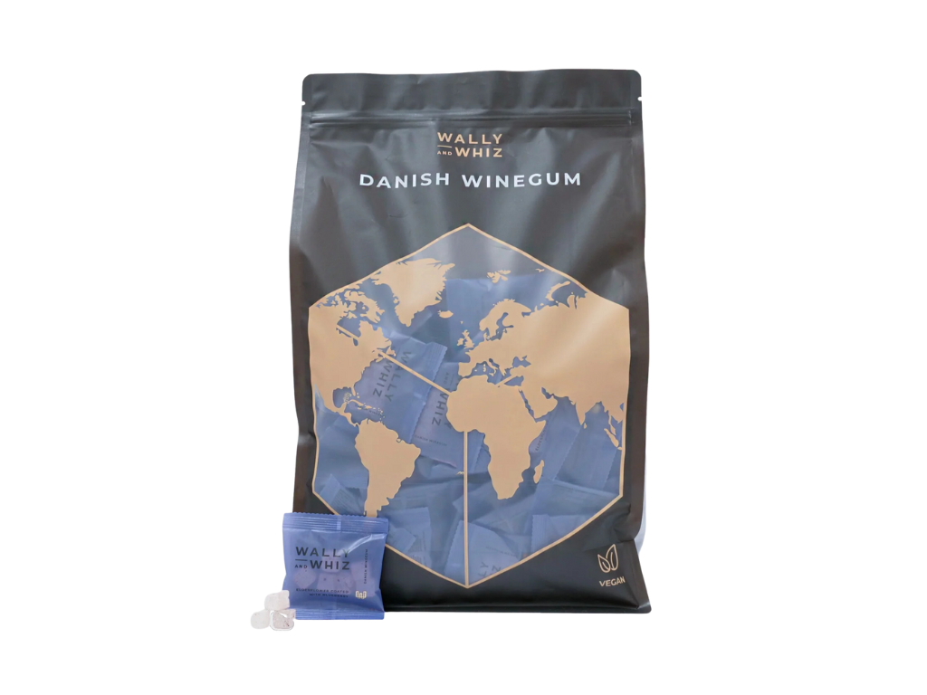 Wally and Whiz vingummi | Hyldeblomst/Blåbær | Flowpack | 125 stk.