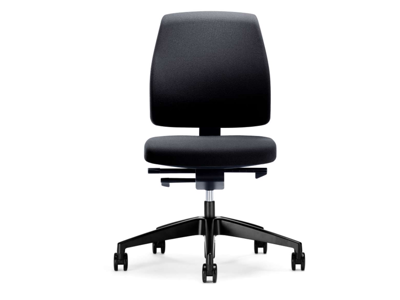 Interstuhl kontorstol uden armlæn | Goal 102GR | Sort