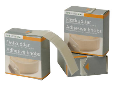Klæbepuder 12x25mm 100 stk. dobbeltklæbende