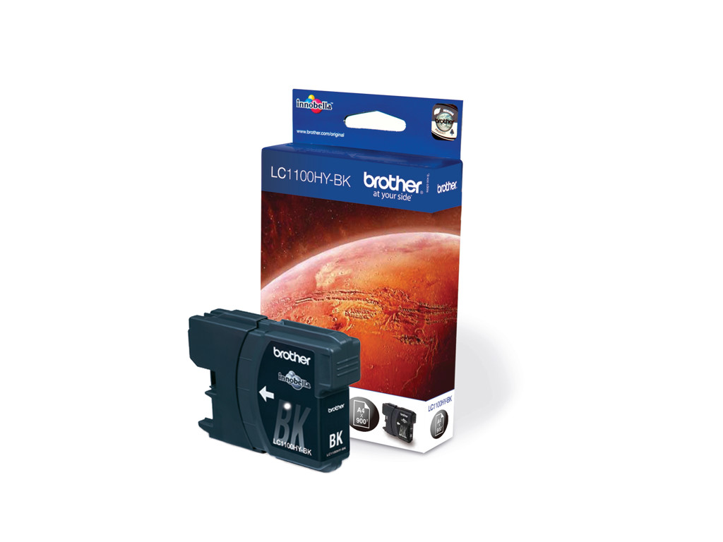 Brother blæk LC1100HYBK sort, 900 sider