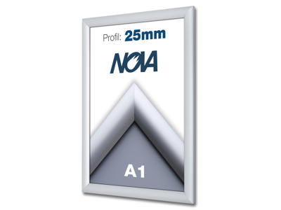 Snapramme Twin Light A1 25mm alu