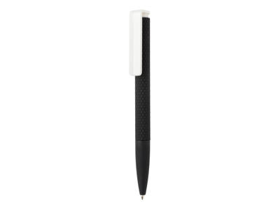 X7 pen med soft touch, sort