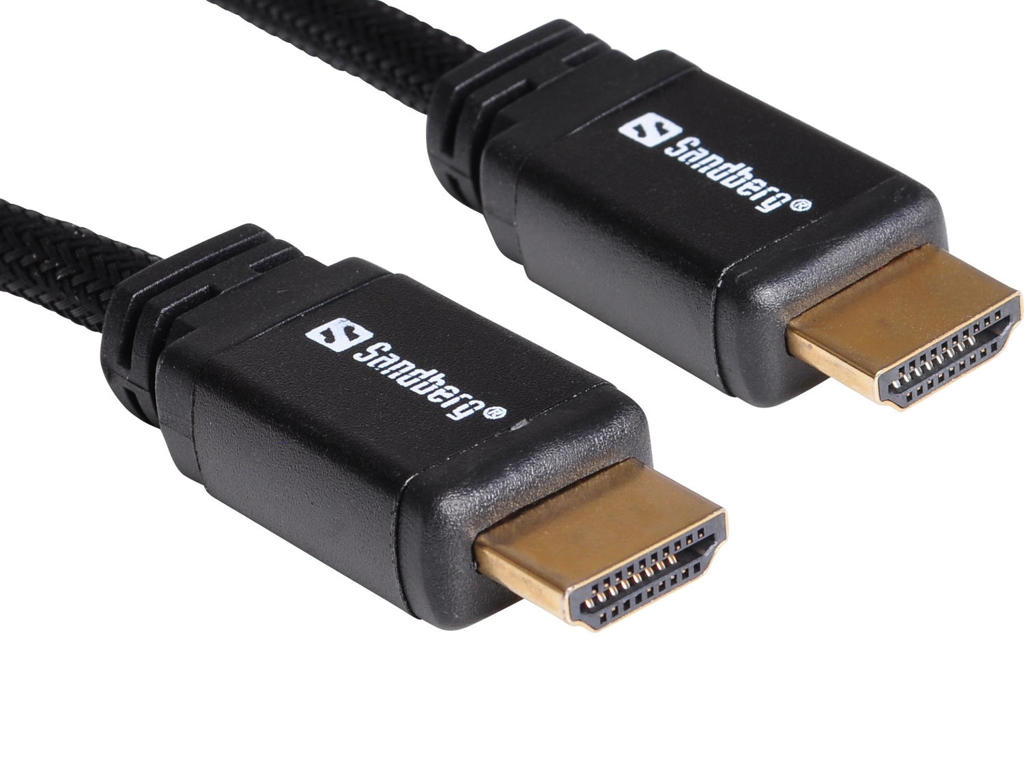 HDMI kabel 19M-19M 1 meter sort